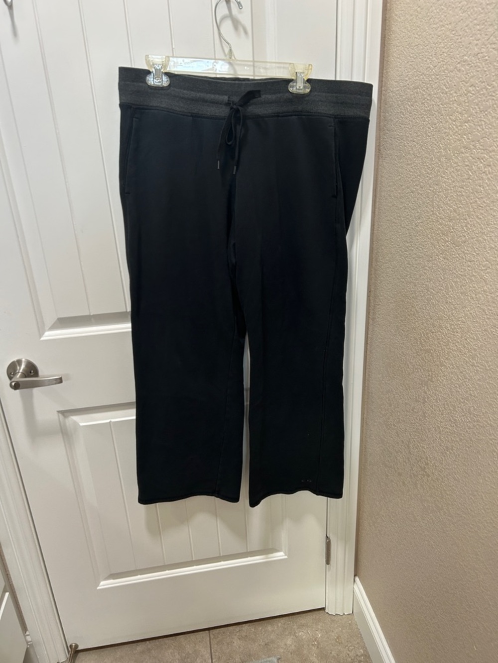 Champion Black Drawstring Sweatpants with Branded Tag